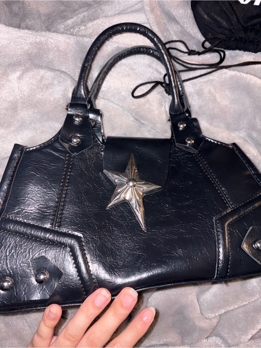 Black Star Accent Women’s Handbag